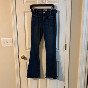 Kut from the Kloth Dark Blue Flare Jeans